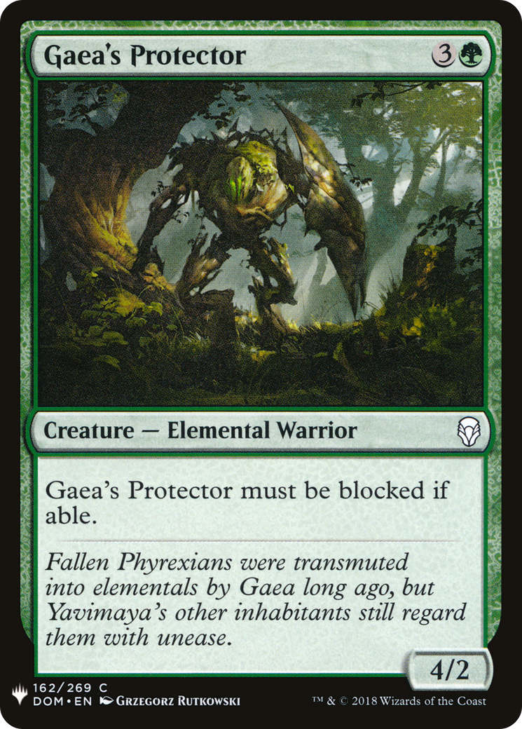{C} Gaea's Protector [Mystery Booster][LS DOM 162]