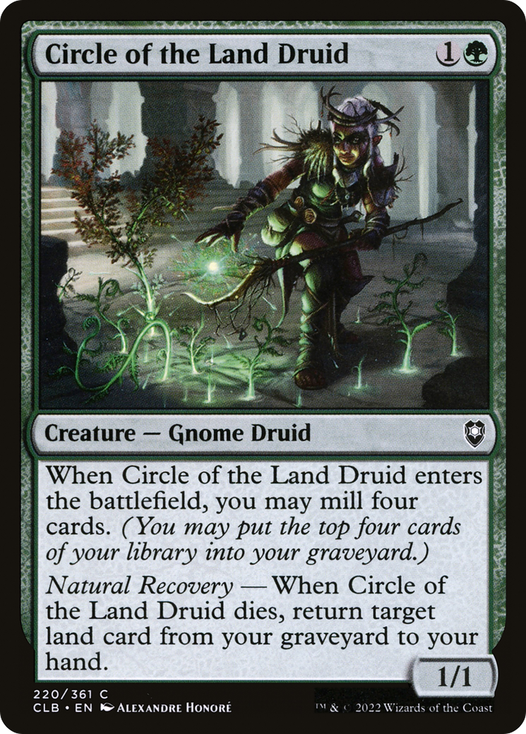 {C} Circle of the Land Druid [Commander Legends: Battle for Baldur's Gate][CLB 220]
