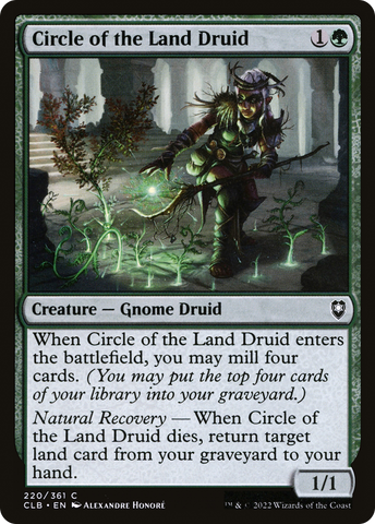 {C} Circle of the Land Druid [Commander Legends: Battle for Baldur's Gate][CLB 220]