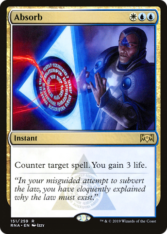 {R} Absorb [Ravnica Allegiance][RNA 151]