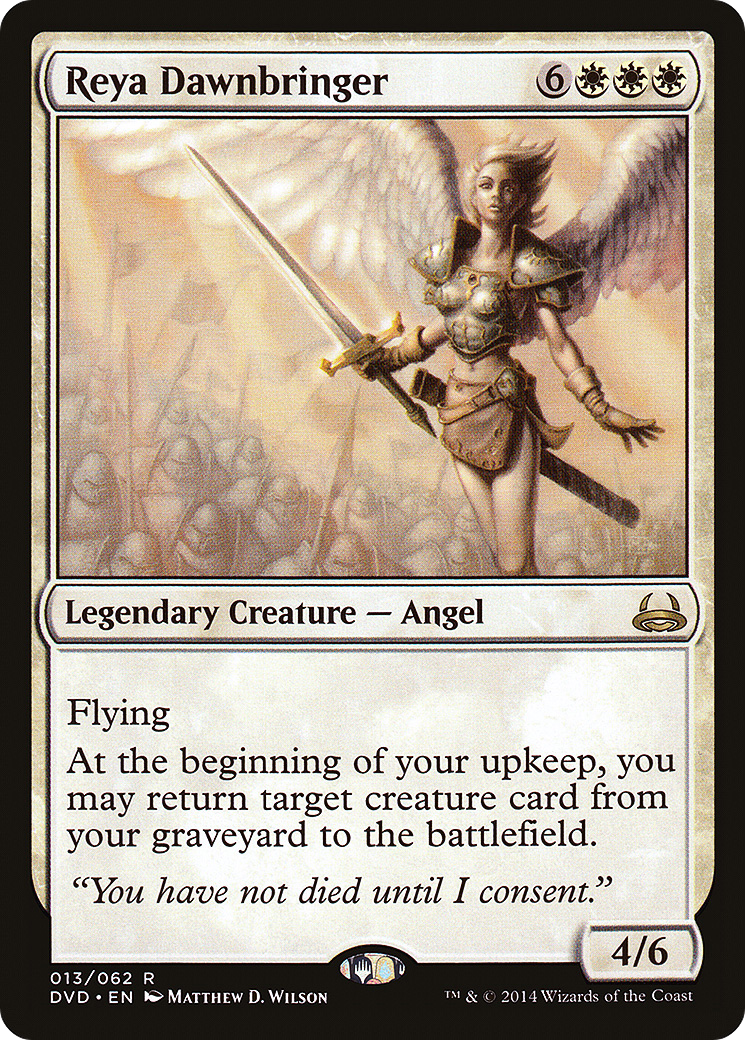 {R} Reya Dawnbringer (Divine vs. Demonic) [Duel Decks Anthology][DVD 013] - Misty Mountain Games