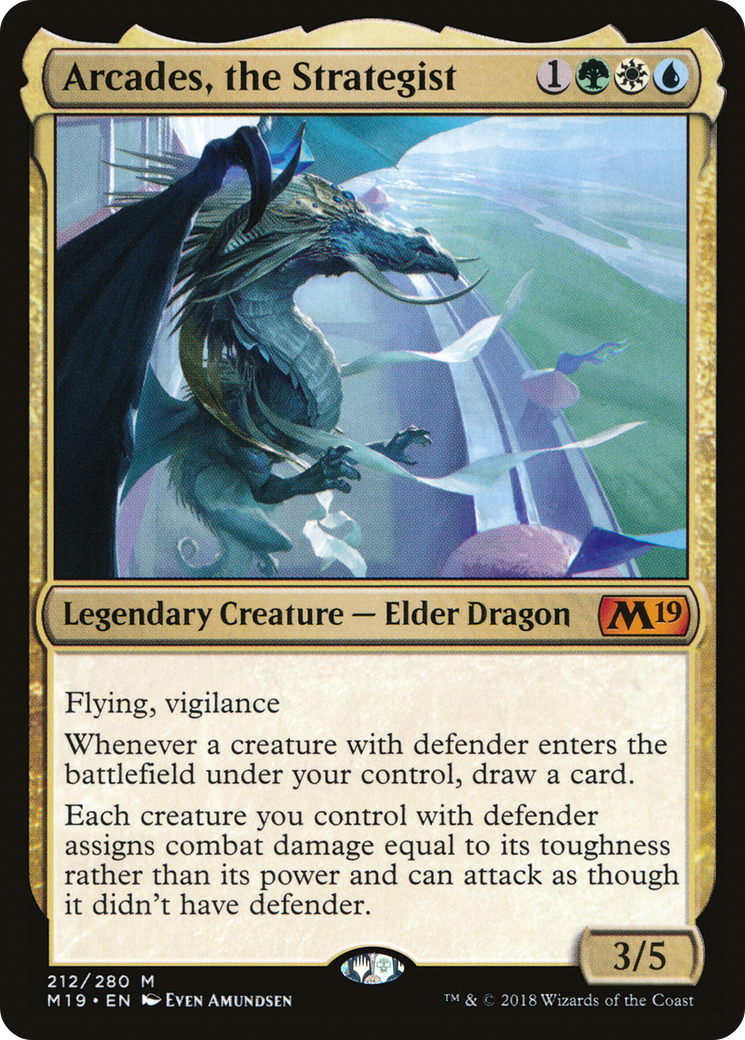 {R} Arcades, the Strategist [Core Set 2019][M19 212]