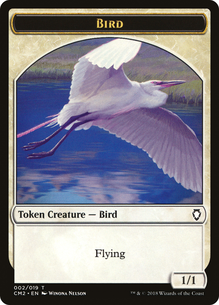 {T} Bird Token [Commander Anthology Volume II Tokens][TCM2 002]