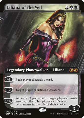 {R} Liliana of the Veil (Topper) [Ultimate Masters Box Topper][UMA U10]