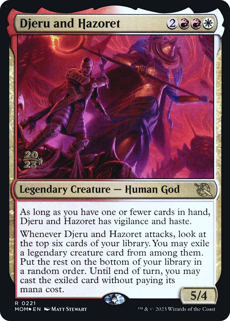 {R} Djeru and Hazoret [March of the Machine Prerelease Promos][PR MOM 221]