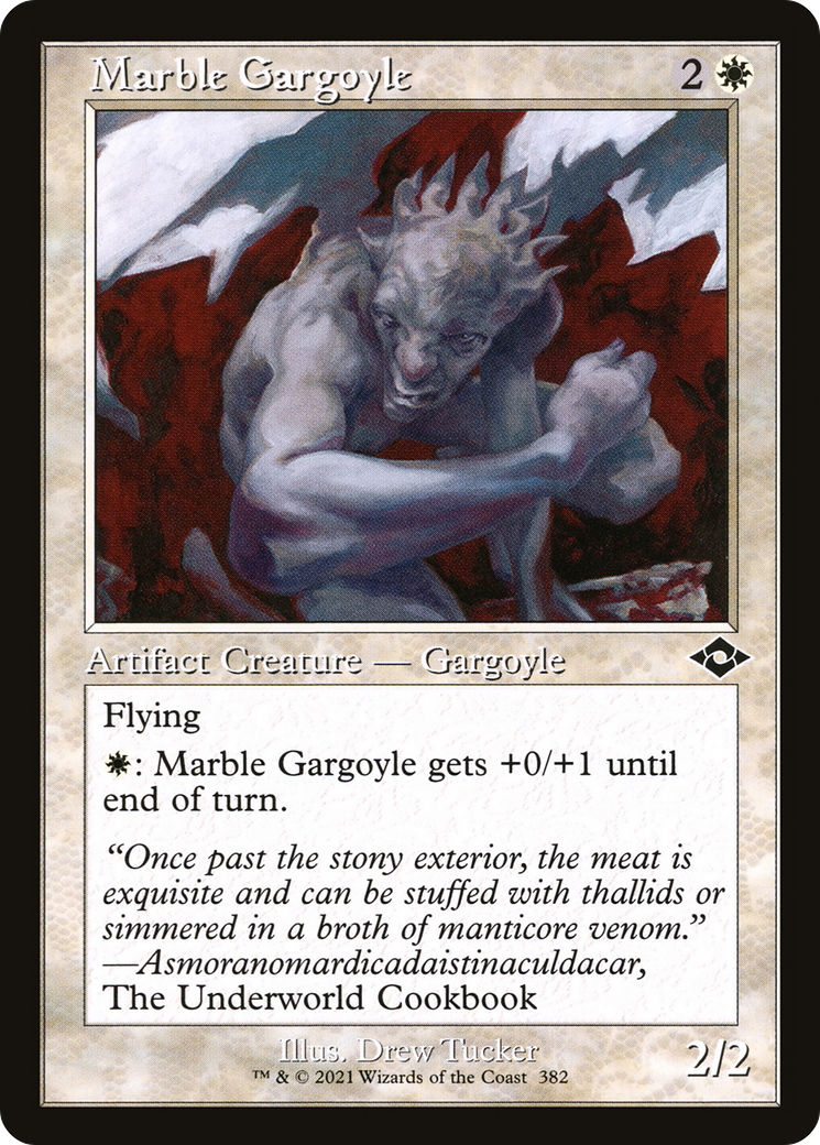 {C} Marble Gargoyle (Retro Frame) (Foil) [Modern Horizons 2] [MH2 382]