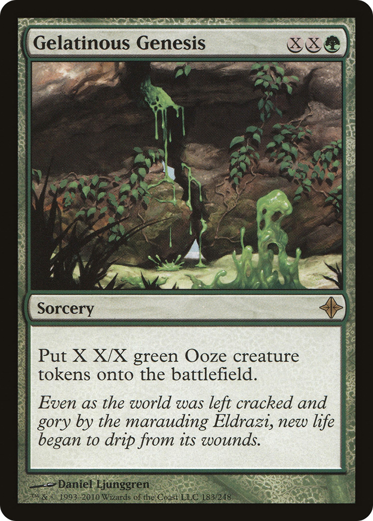 {R} Gelatinous Genesis [Rise of the Eldrazi][ROE 183]
