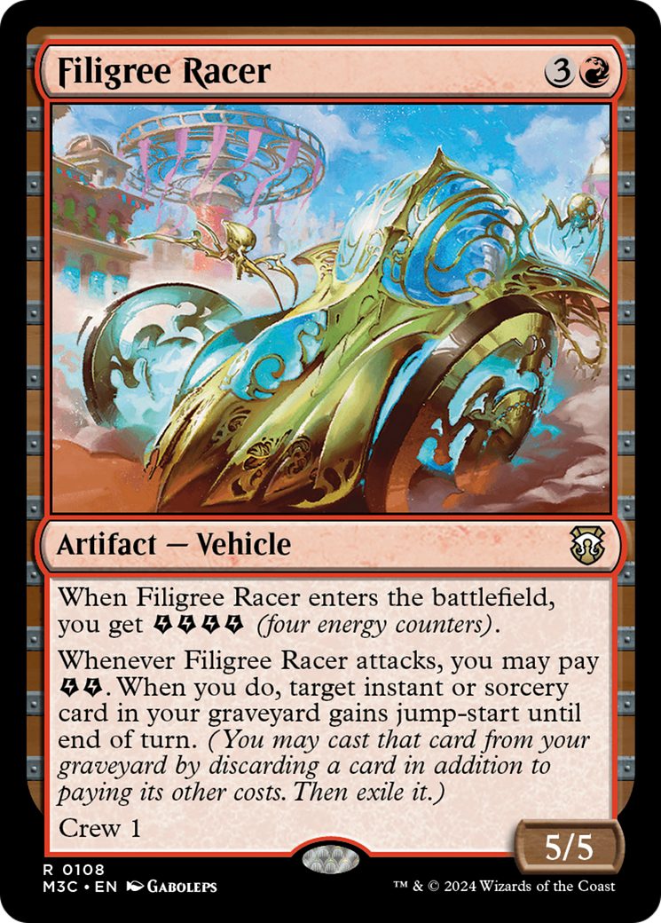 {R} Filigree Racer [Modern Horizons 3 Commander][M3C 108]