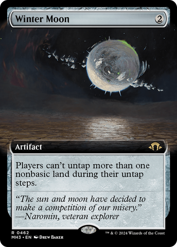 {R} Winter Moon (Extended Art) [Modern Horizons 3][MH3 462]
