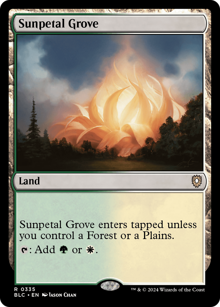 {R} Sunpetal Grove [Bloomburrow Commander][BLC 335]