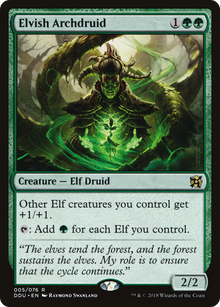{R} Elvish Archdruid [Duel Decks: Elves vs. Inventors][DDU 005] - Misty Mountain Games