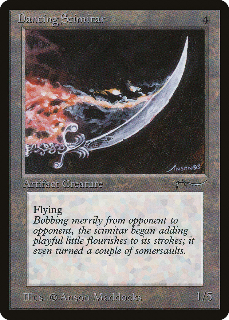 {R} Dancing Scimitar [Arabian Nights][ARN 061] - Misty Mountain Games