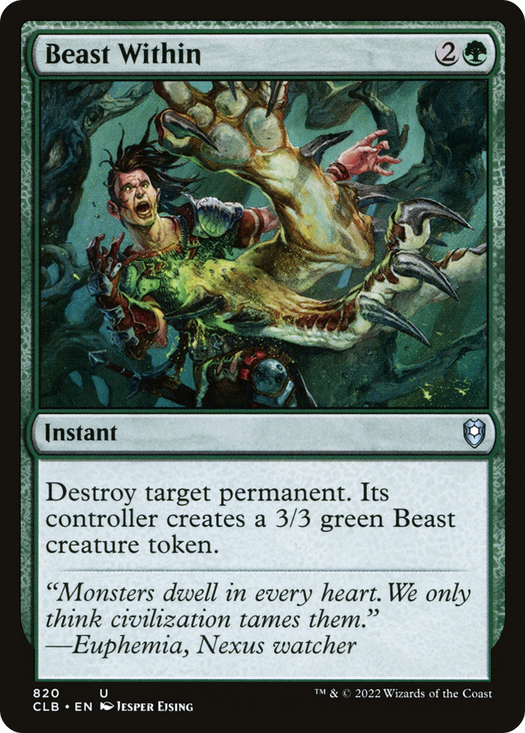 {C} Beast Within [Commander Legends: Battle for Baldur's Gate][CLB 820]
