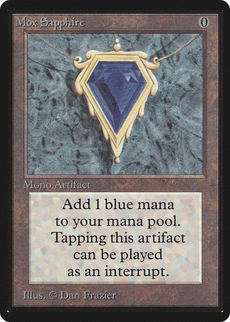 {R} Mox Sapphire [Beta Edition][LEB 266] - Misty Mountain Games