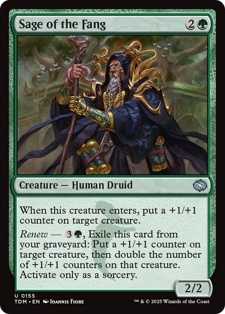 {@C} Sage of the Fang [Tarkir: Dragonstorm][TDM 155]