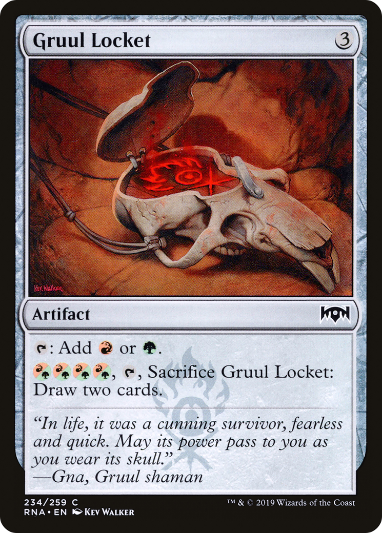 {C} Gruul Locket [Ravnica Allegiance][RNA 234]