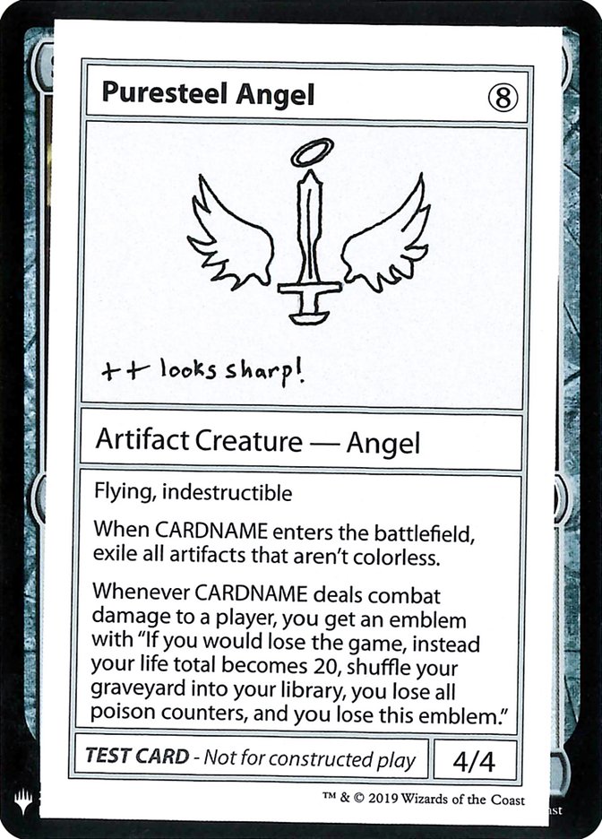 {R} Puresteel Angel [Mystery Booster Playtest Cards][CON CMB1 109]