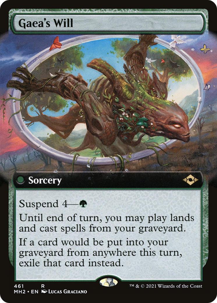 {R} Gaea's Will (Extended Art) (Foil): (Extended Art) [Modern Horizons 2] [MH2 461]