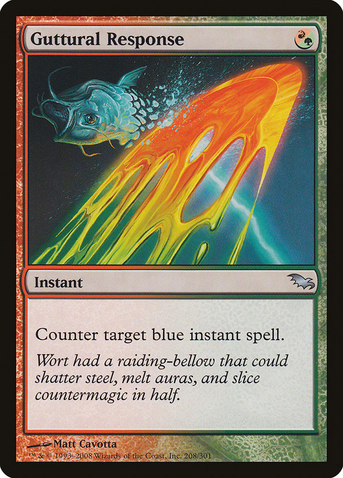 {C} Guttural Response [Shadowmoor][SHM 208]