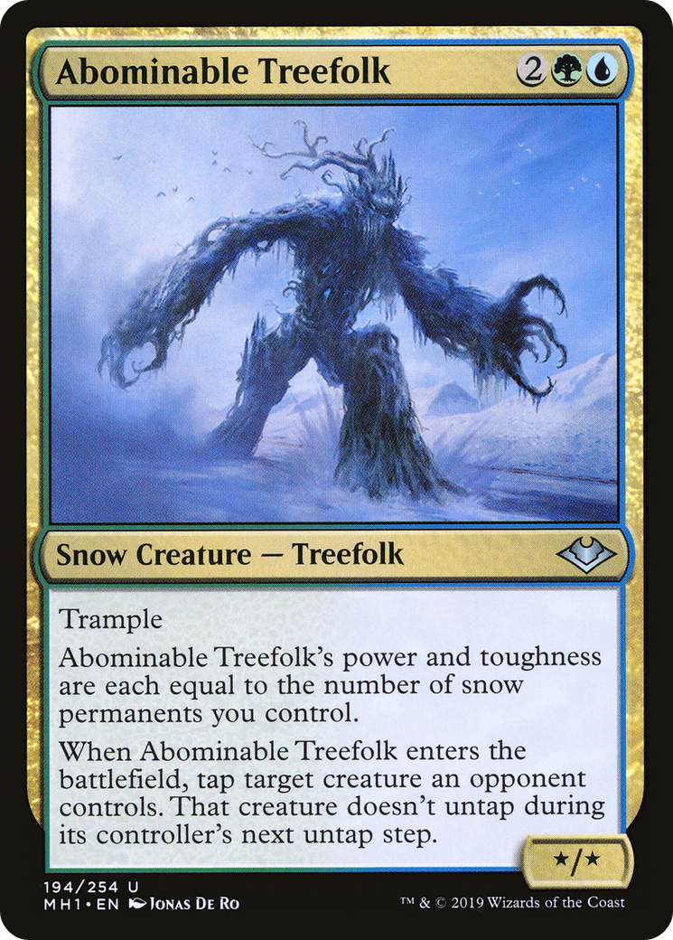 {C} Abominable Treefolk [Modern Horizons][MH1 194]