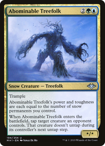 {C} Abominable Treefolk [Modern Horizons][MH1 194]