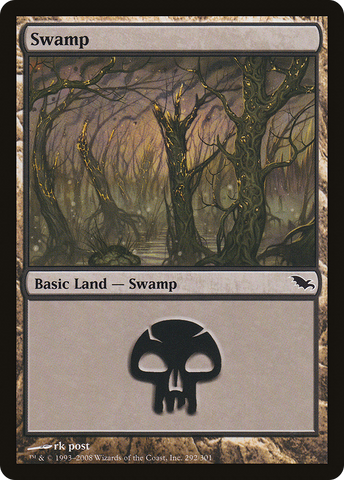 {B}[SHM 292] Swamp (292) [Shadowmoor]