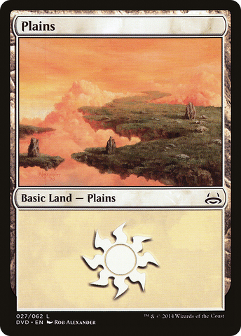 {B}[DVD 027] Plains (27) (Divine vs. Demonic) [Duel Decks Anthology]