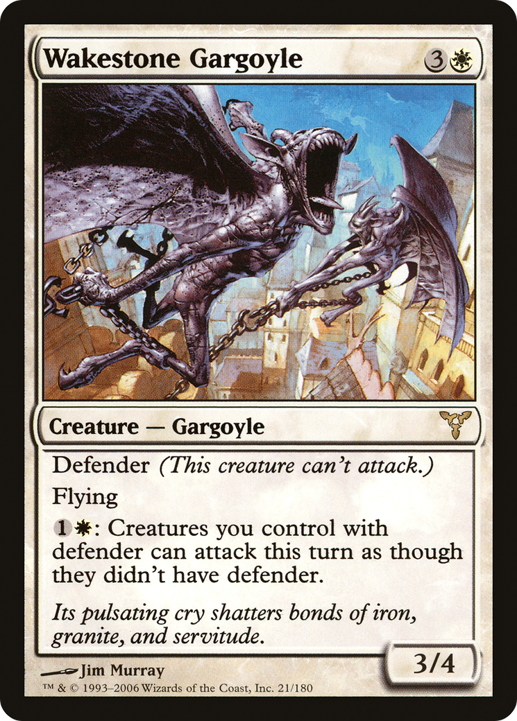 {R} Wakestone Gargoyle [Dissension][DIS 021] - Misty Mountain Games