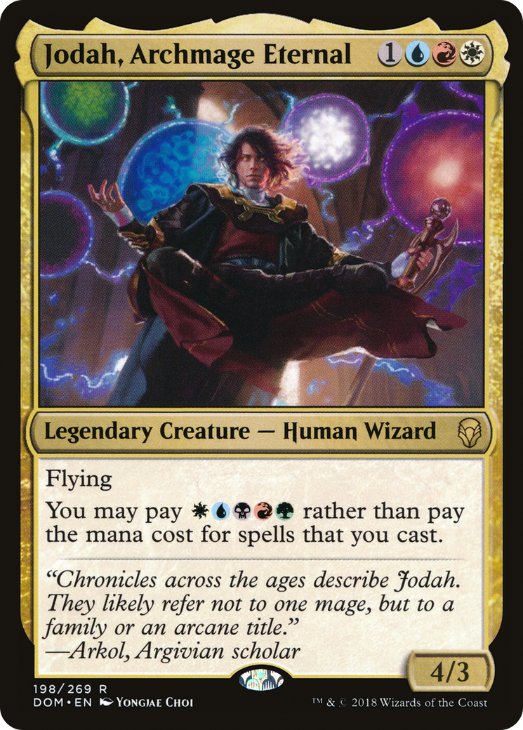 {R} Jodah, Archmage Eternal [Dominaria][DOM 198] - Misty Mountain Games