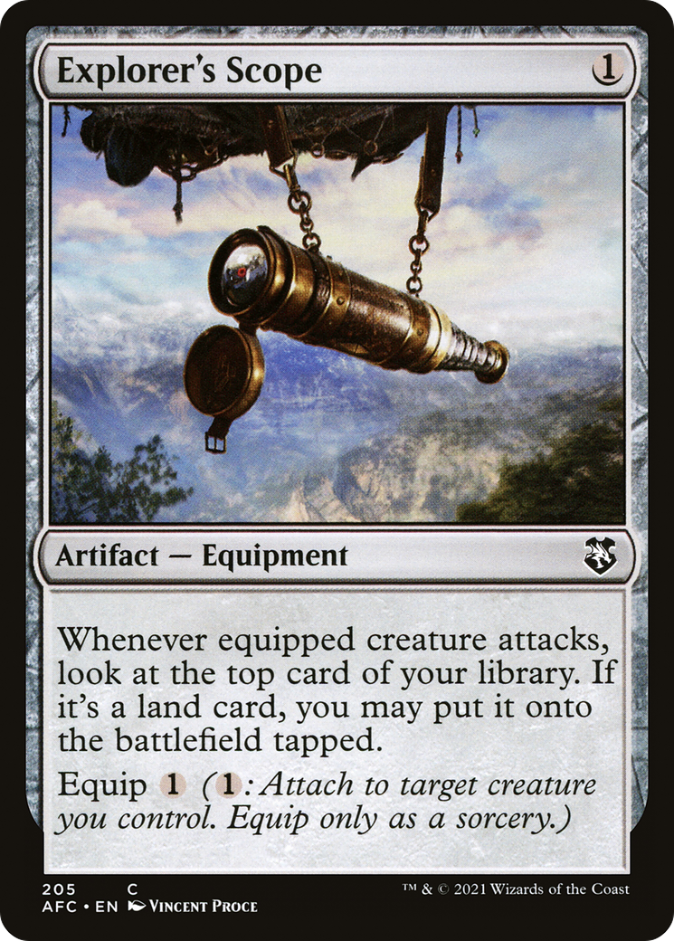 {C} Explorer's Scope [Dungeons & Dragons: Adventures in the Forgotten Realms Commander][AFC 205]