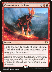 {R} Commune with Lava [Commander 2020][C20 149]