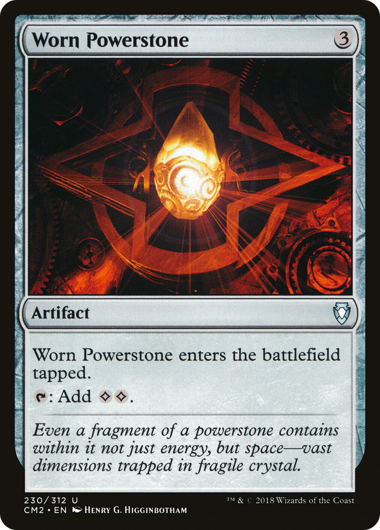 {C} Worn Powerstone [Commander Anthology Volume II][CM2 230] - Misty Mountain Games
