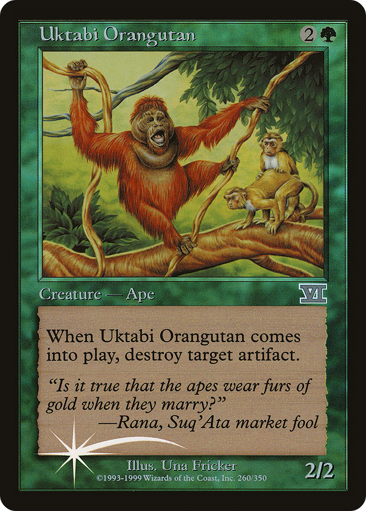 {R} Uktabi Orangutan [Arena League 2000][PA AL00 003] - Misty Mountain Games