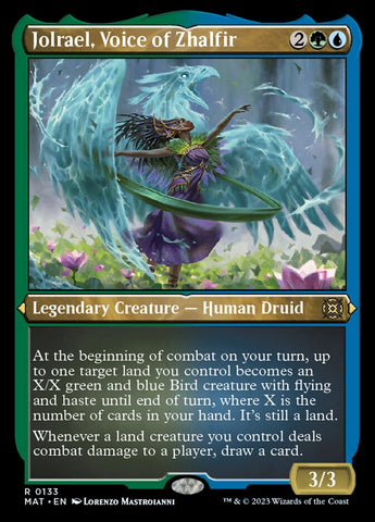 {R} Jolrael, Voice of Zhalfir (Foil Etched) [March of the Machine: The Aftermath][MAT 133]