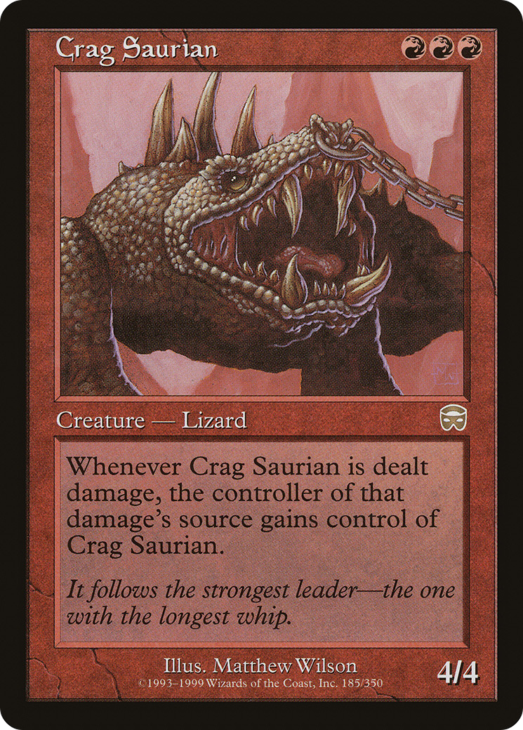 {R} Crag Saurian [Mercadian Masques][MMQ 185] - Misty Mountain Games