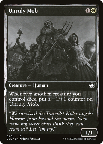 {C} Unruly Mob [Innistrad: Double Feature][DBL 040]