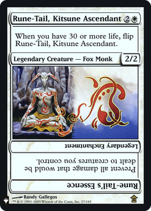 {R} Rune-Tail, Kitsune Ascendant // Rune-Tail's Essence [LIST SOK-27]