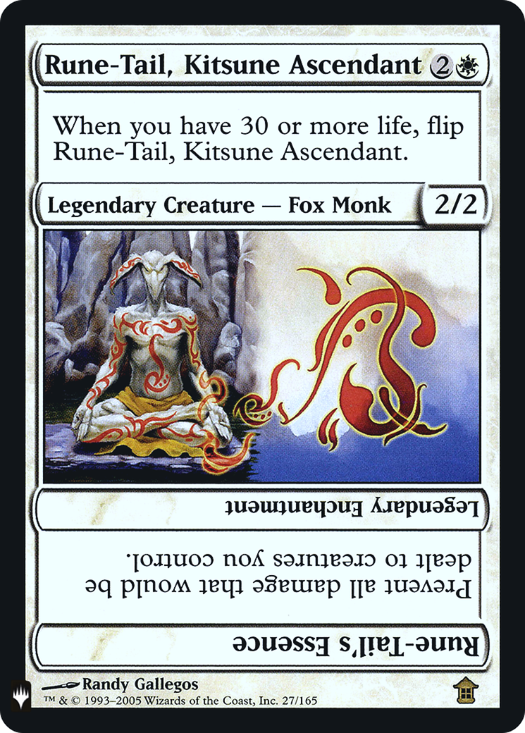 Rune-Tail, Kitsune Ascendant // Rune-Tail's Essence [LIST-SOK-27]  Foil