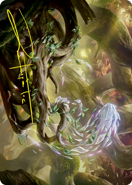 {A} Emergent Sequence Art Card (Gold-Stamped Signature) [Strixhaven: School of Mages Art Series][GS ASTX 017]