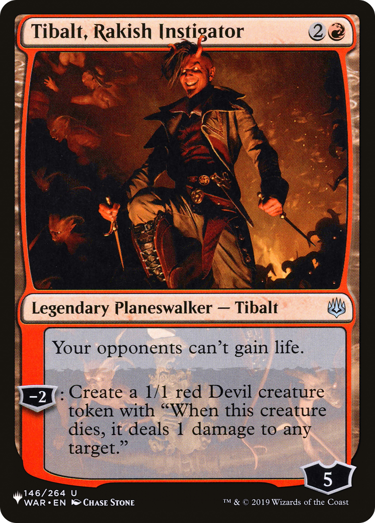 Tibalt, Rakish Instigator [LIST WAR-146]