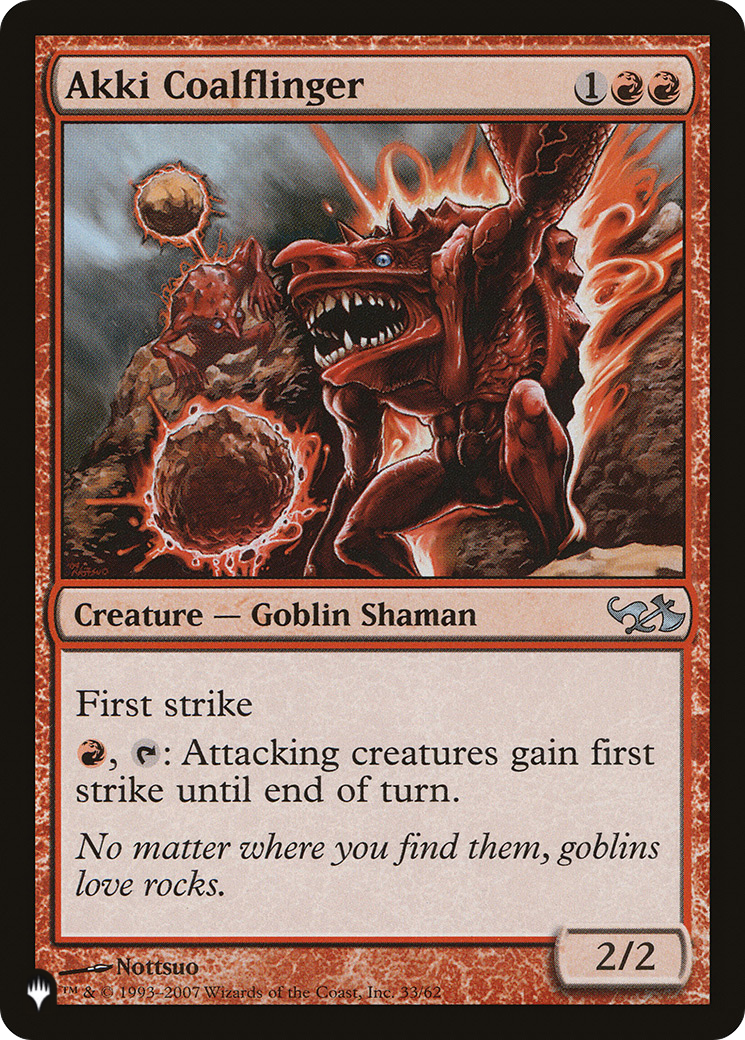Akki Coalflinger [LIST DD1-33]