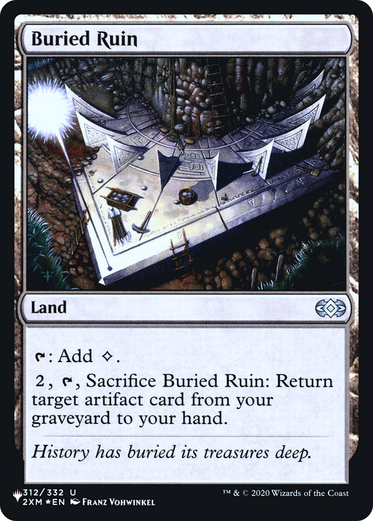 {C} Buried Ruin [Secret Lair: Heads I Win, Tails You Lose][LS 2XM 312]