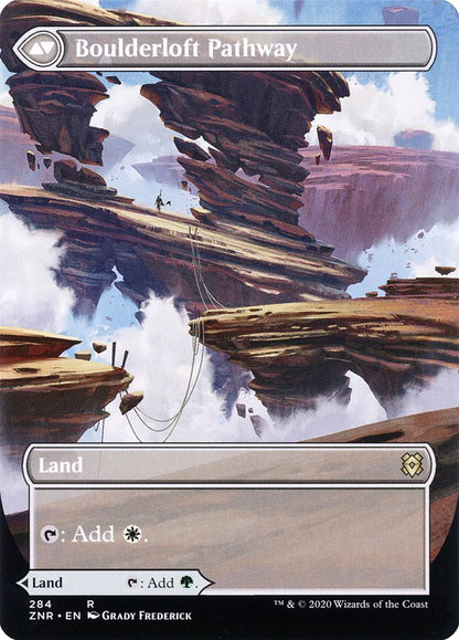 {R} Branchloft Pathway // Boulderloft Pathway (Borderless Alternate Art) [Zendikar Rising][ZNR 284]
