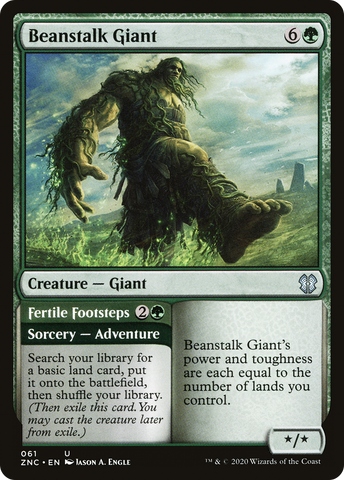 {C} Beanstalk Giant [Zendikar Rising Commander][ZNC 061]