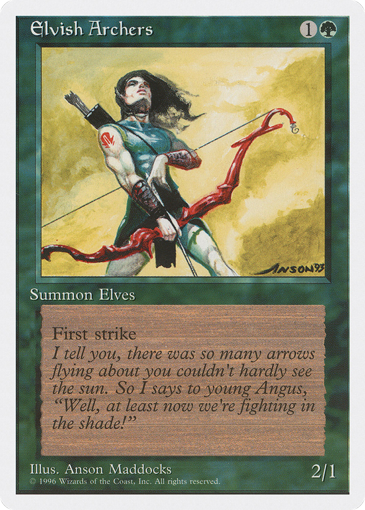 {R} Elvish Archers [Introductory Two-Player Set][ITP 041]