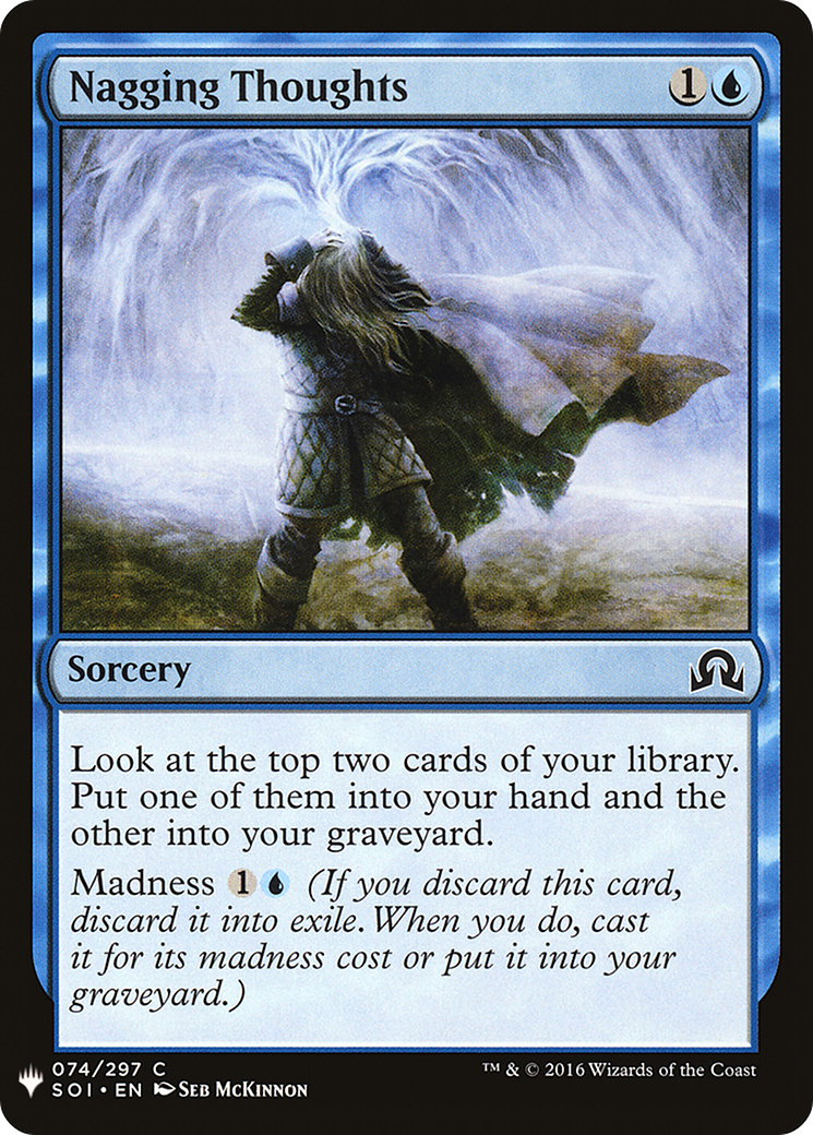 {C} Nagging Thoughts [Mystery Booster][LS SOI 074]