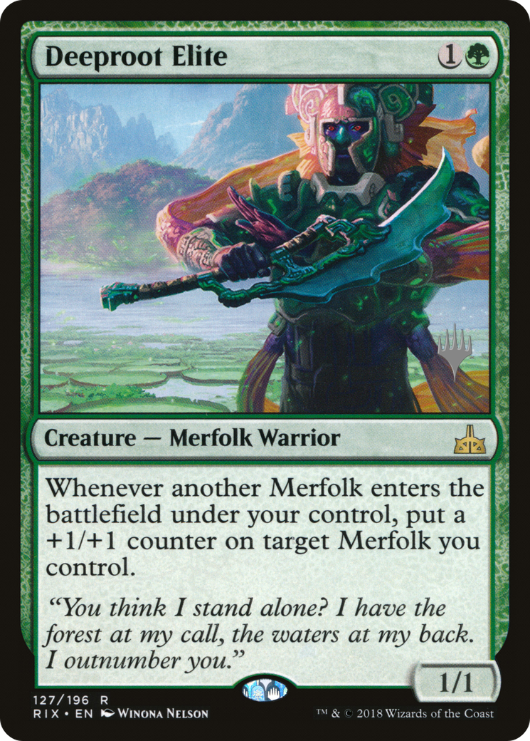 {R} Deeproot Elite (Promo Pack) [Rivals of Ixalan Promos][PP RIX 127]