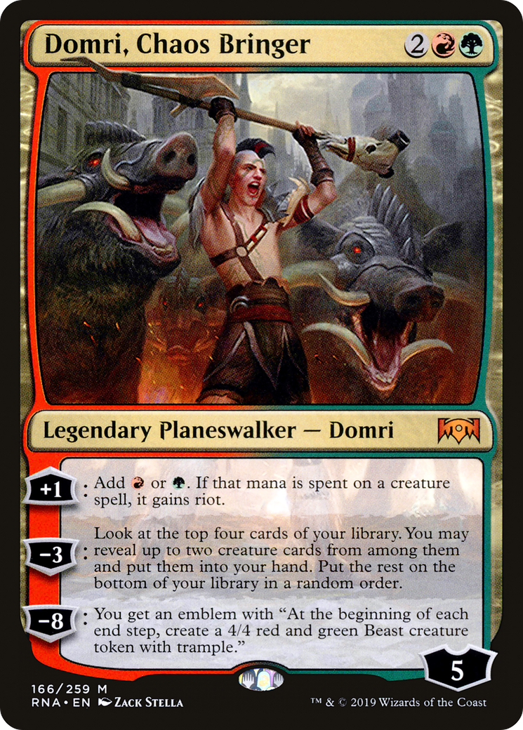 {R} Domri, Chaos Bringer [Ravnica Allegiance][RNA 166]