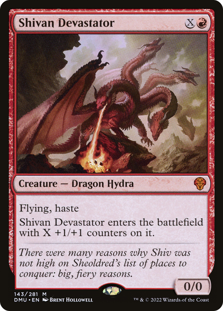Shivan Devastator [DMU 143]  Foil