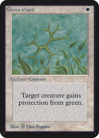{C} Green Ward [Alpha Edition][LEA 020]